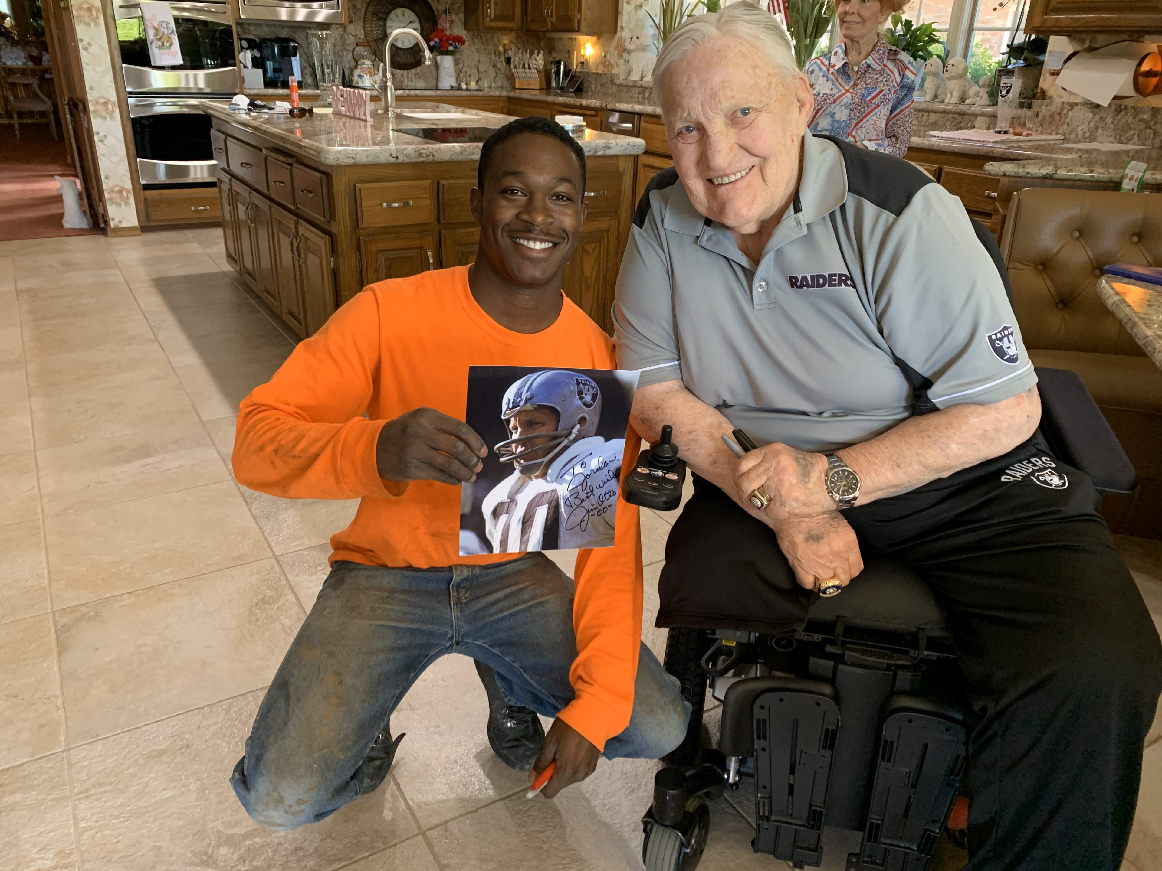 Jordan Graham working on plumbing